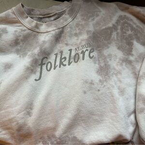 Taylor Swift Folklore album crewneck size xl